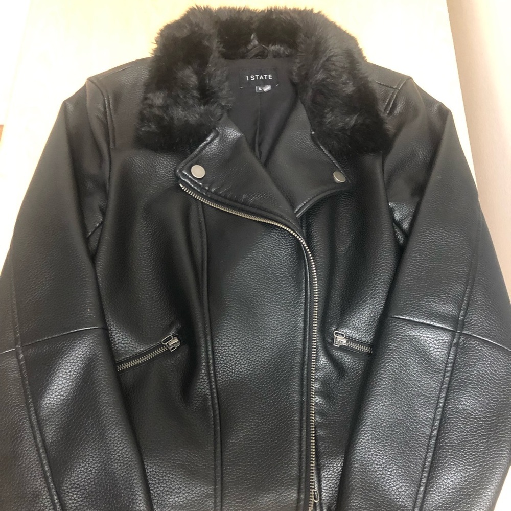 1 STATE Leather Jacket🖤 - Picture 1 of 6